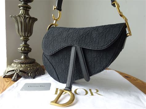 black and gold dior saddle bag|vintage black dior saddle bag.